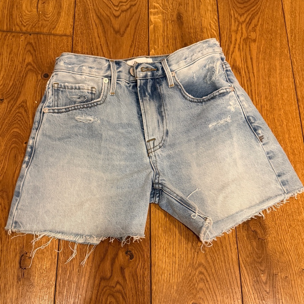 Frame Le Super High Denim Shorts